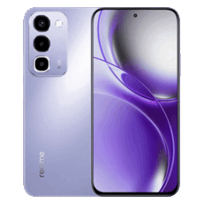 Realme P4R nella variante Lavender Glare.