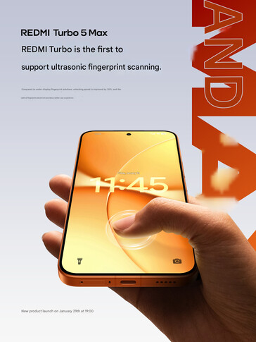 Il sensore di impronte digitali (Fonte immagine: Redmi - traduzione automatica)