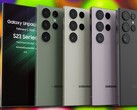Nuovi rendering non ufficiali di Galaxy S23 Ultra mostrano il flagship Samsung con un display apparentemente piatto. (Fonte: TechnizoConcept &amp; Unsplash - modificato)