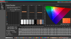 ColorChecker prima della calibrazione