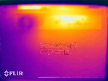 Test di stress delle temperature superficiali (lato inferiore)