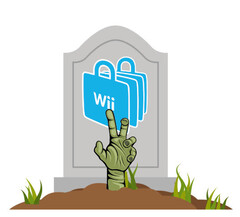 Il Wii Shop è tornato... più o meno. (Immagine via iStock e Nintendo con modifiche)