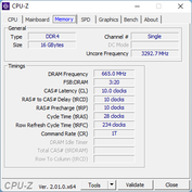 CPU-Z: Memoria