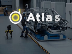Il robot umanoide Atlas al lavoro in una fabbrica di automobili. (Fonte: Boston Dynamics)