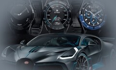 Lo smartwatch Bugatti Ceramique Edition One è stato ispirato dalle bellissime auto sportive del produttore. (Fonte immagine: Bugatti/VIITA - modificato)