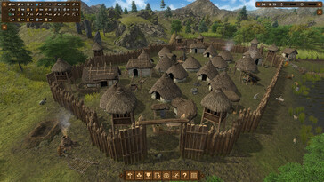 Un'immagine che raffigura una città in Dawn of Man.