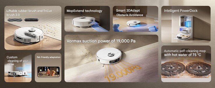 Il robot aspirapolvere e mocio Dreame L40 Ultra AE. (Fonte: Dreame)