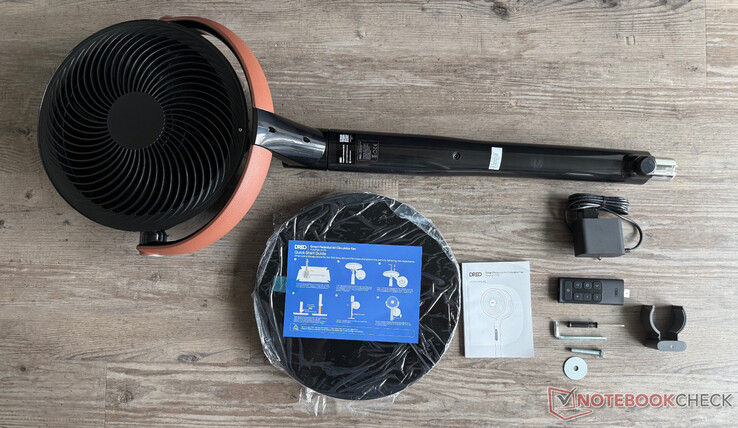 La dotazione del ventilatore TurboPoly 513S