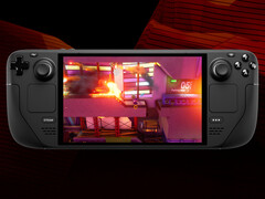 Questa collezione di giochi scadrà il 17 dicembre 2025. Nella foto: Steam Deck con Worms Rumble. (Fonte: Humble Bundle e Valve - modifica)