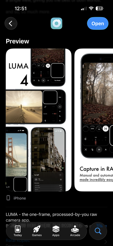 (Fonte: Apple app store)