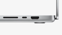 Un MacBook Pro con scheda SD. (Fonte: Apple)