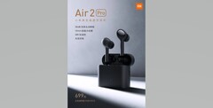 Xiaomi ha lanciato i sui nuovi Mi Air 2 Pro. (Fonte: Xiaomi)