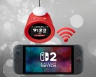 Orologio sonoro Nintendo Alarmo collegato a uno Switch 2 (Fonte: Nintendo of America con modifiche)