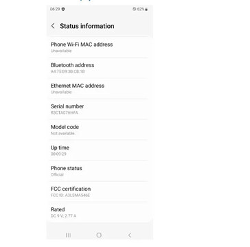 Altre specifiche di "Galaxy A54" trapelano da un documento della FCC. (Fonte: FCC)