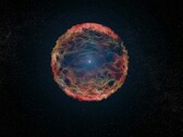 Un'immagine che mostra la supernova SN 1993J.