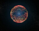 Un'immagine che mostra la supernova SN 1993J.
