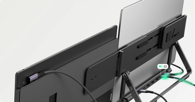 Lo Snap Stand Pro ha una docking station integrata (fonte: Jsaux)