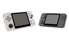 L'RGB10X è stato mostrato in più colori finora. (Fonte immagine: via NITTRX & RetroHandhelds)