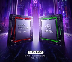 Il Redmi G (2021) avrà una RTX 3060 e una CPU AMD Ryzen serie 5000. (Fonte: Redmi)