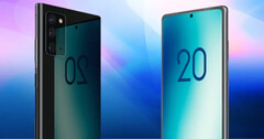 Il Galaxy Note 20 assomiglia più o meno al suo predecessore. (Fonte immagine: @UniverseIce &amp; Tekdeeps)