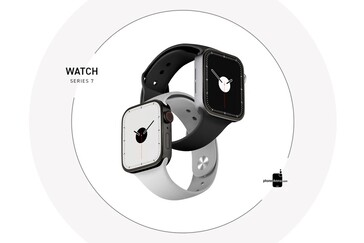 Apple Watch Series 7 concept render non ufficiale. (Fonte: PhoneArena)