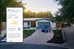 Simulazione dell&#039;applicazione SmartThings che attiva la modalità AI Energy per Tesla Powerwall. (Fonte: Samsung Newsroom)