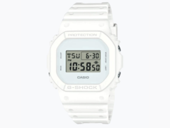 Nella foto - il nuovo Casio G-Shock DW-5600WW-7 rivestito di bianco. (Fonte immagine: @morgan_gshock su Instagram)