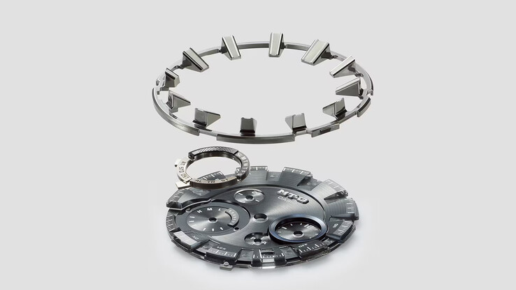 Il Casio MTG-B4000B-1A è dotato di un quadrante multistrato.