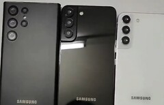 La serie Samsung Galaxy S22 è stata recentemente presentata in un presunto video leak. (Fonte: @OnLeaks)