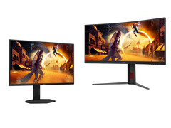 Agon CU34G4Z e Agon 25G4SXU vengono lanciati contemporaneamente. (Fonte immagine: AOC - modificato)