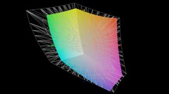 Copertura dello spazio di colore (AdobeRGB) - 72,2 per cento
