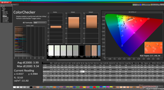 ColorChecker prima della calibrazione