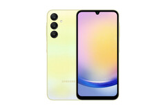 Il Galaxy A25 5G nella sua finitura gialla. (Fonte: Digitec)