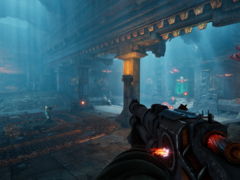 Abyssus consente ai giocatori di scegliere tra otto armi uniche, ciascuna modificabile con una delle 45 mod possibili. Nella foto: una schermata di gioco. (Fonte: Steam)