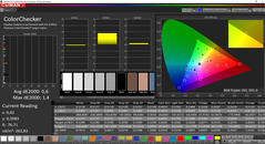 CalMAN: Precisione del colore - calibrato