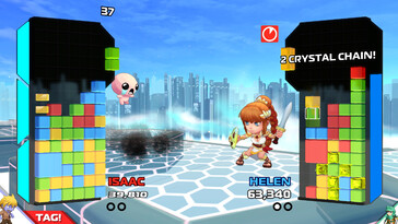 Nella foto: uno screenshot del gameplay di Crystal Crisis.