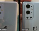 I presunti OnePlus 9 e OnePlus 9 Pro, da sinistra a destra. (Fonte: Dave Lee)