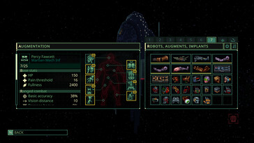 Nella foto: uno screenshot del gameplay di Quasimorph.