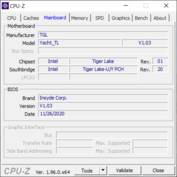 Informazioni sul sistema Scheda madre CPU-Z