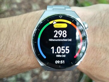 Il Huawei Watch GT 3 Pro ha un barometro come altimetro