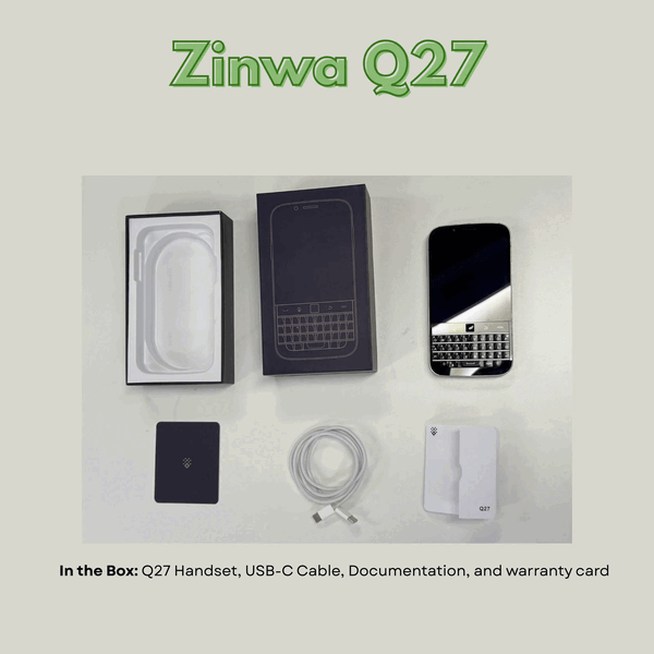 Lo Zinwa Q27 supporta la ricarica via cavo e wireless, ma nella confezione non è incluso alcun caricabatterie.