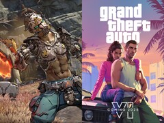 Borderlands 4 (a sinistra) uscirà il 12 settembre e GTA 6 (a destra) non ha ancora una data di uscita precisa. (Fonte: Steam e Take-Two, modifica)