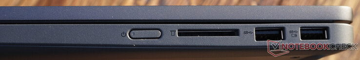 Connessioni a destra: Lettore di schede SD, 2x USB-A (5 Gbit/s)