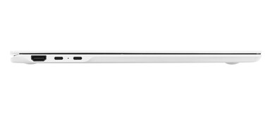 LG Gram Pro 360 - A sinistra - Uscita HDMI, USB4 Type-C con Power Delivery e Thunderbolt 4. (Fonte immagine: LG)
