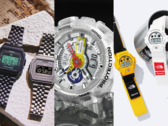 Da sinistra a destra (nella foto): Rag &amp; bone × Casio Vintage Premium, A$AP Ferg GA-110FRG-7AER e Supreme × The North Face DW-6900SNF-1A. (Fonte: Casio. G-Central)