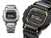 Il modello Casio GMW-BZ5000D-1 (a sinistra) e il modello GMW-BZ5000BD-1 (a destra), raffigurati su uno sfondo bianco. (Fonte: Casio UK - modifica)