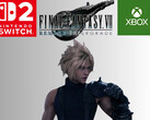 Viene mostrato il banner di Final Fantasy 7 Remake Intergrade (Fonte: Nintendo of America, Xbox Gaming con modifiche)