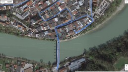 GPS test: Samsung Galaxy M30s - ponte
