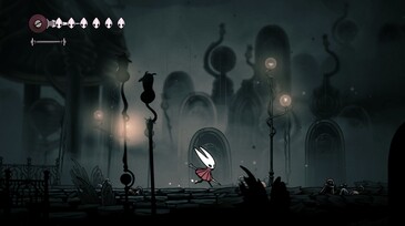 Il design di Hollow Knight Silksong Hornet (fonte: Steam)