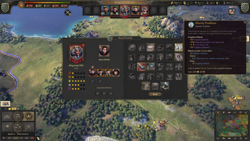 Un'immagine che mostra un'interfaccia di Knights of Honor II: Sovereign.